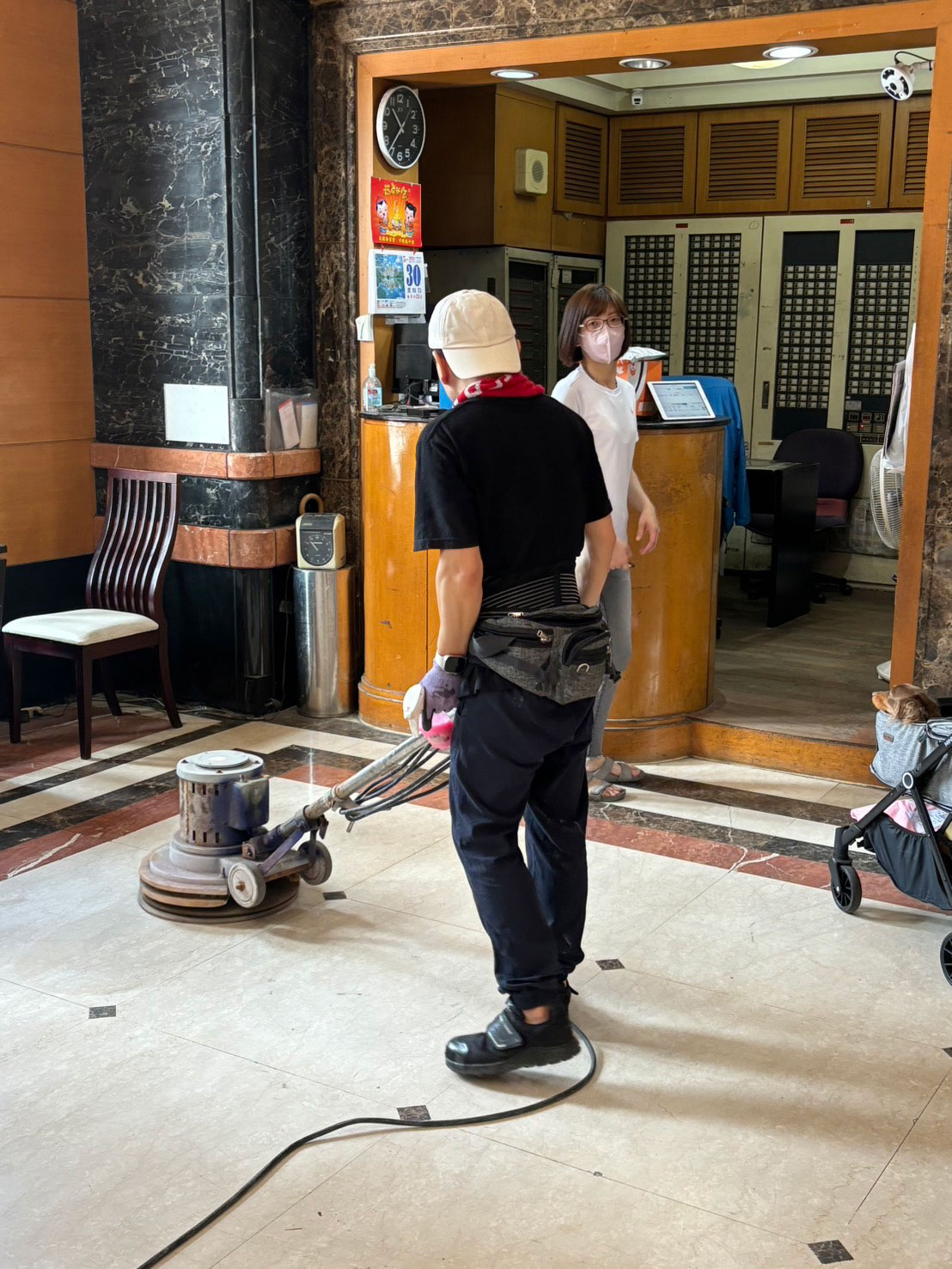 桃園石材拋光晶化